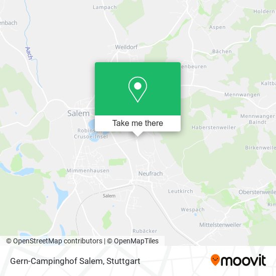 Карта Gern-Campinghof Salem