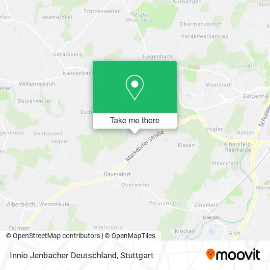 Карта Innio Jenbacher Deutschland