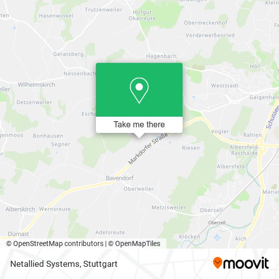 Netallied Systems map