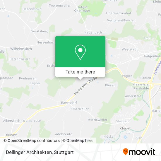 Dellinger Architekten map