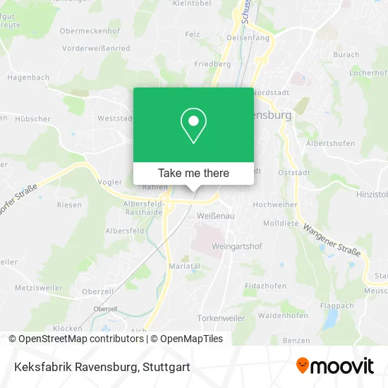 Карта Keksfabrik Ravensburg