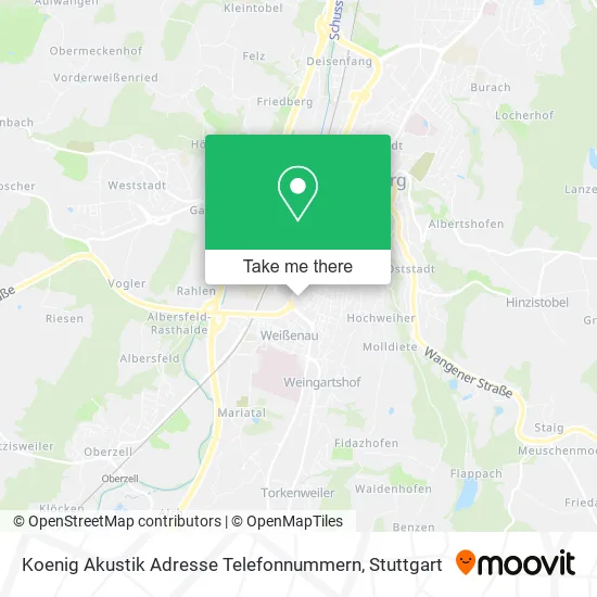 Карта Koenig Akustik Adresse Telefonnummern
