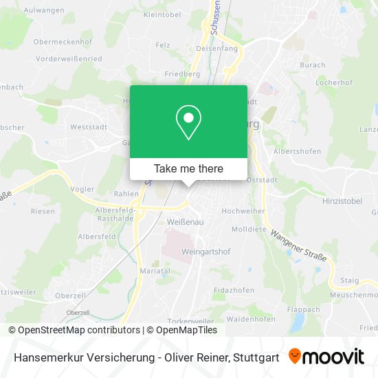 Hansemerkur Versicherung - Oliver Reiner map