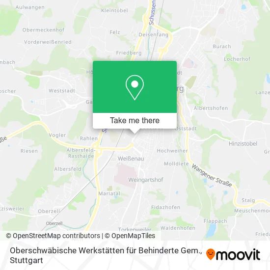 Карта Oberschwäbische Werkstätten für Behinderte Gem.