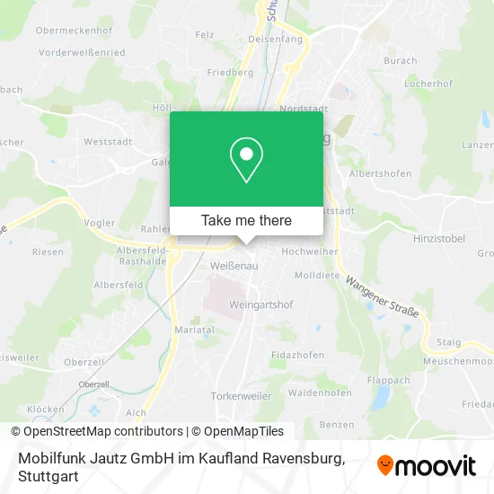 Карта Mobilfunk Jautz GmbH im Kaufland Ravensburg