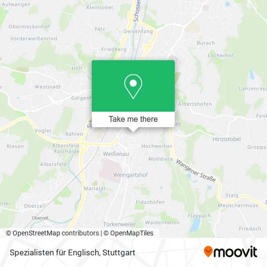 Карта Spezialisten für Englisch