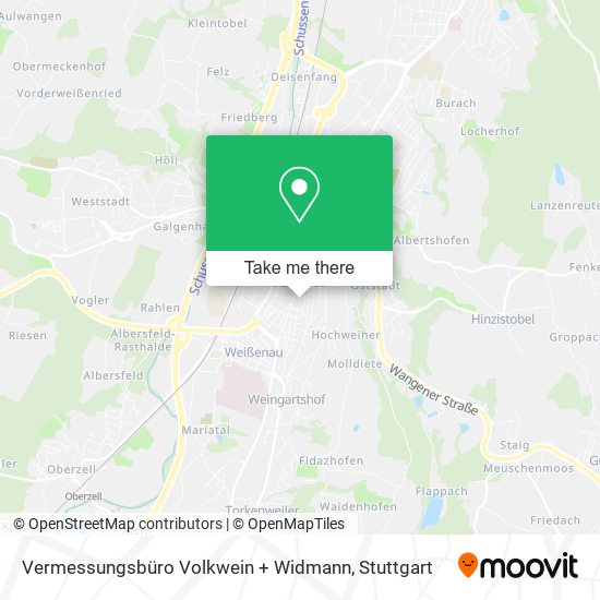 Карта Vermessungsbüro Volkwein + Widmann