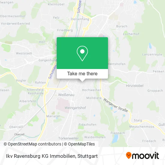 Карта Ikv Ravensburg KG Immobilien