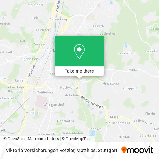 Карта Viktoria Versicherungen Rotzler, Matthias