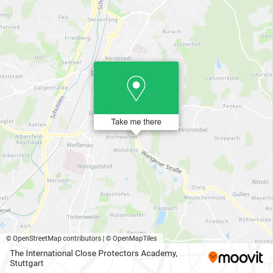 Карта The International Close Protectors Academy