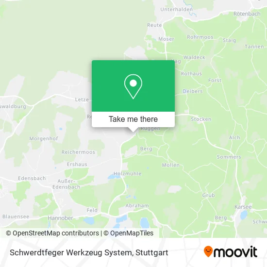 Карта Schwerdtfeger Werkzeug System