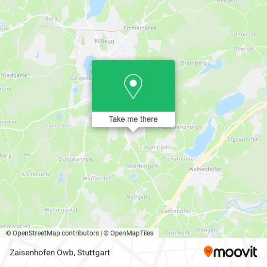 Карта Zaisenhofen Owb