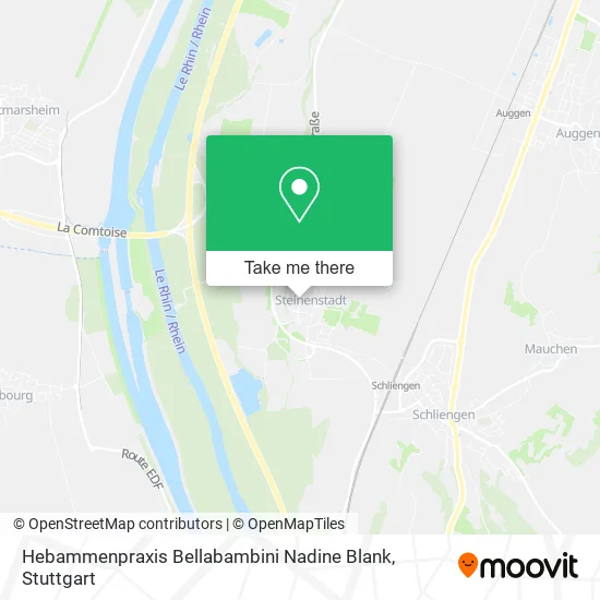 Карта Hebammenpraxis Bellabambini Nadine Blank