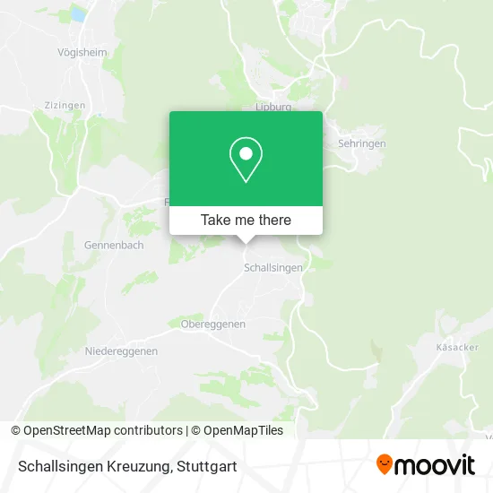 Карта Schallsingen Kreuzung