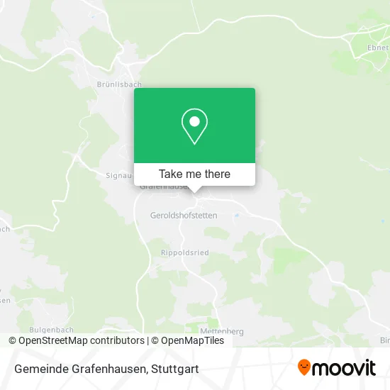 Карта Gemeinde Grafenhausen