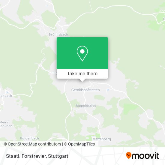 Карта Staatl. Forstrevier