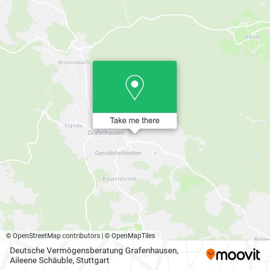 Deutsche Vermögensberatung Grafenhausen, Aileene Schäuble map
