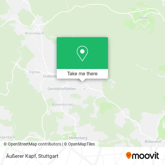 Карта Äußerer Kapf