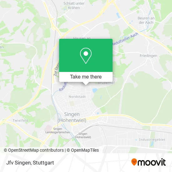 Карта Jfv Singen