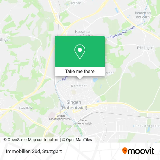 Карта Immobilien Süd