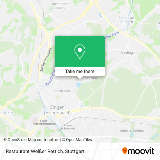 Карта Restaurant Weißer Rettich