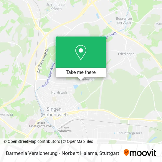 Карта Barmenia Versicherung - Norbert Halama