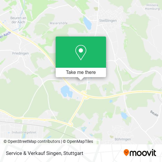 Карта Service & Verkauf Singen