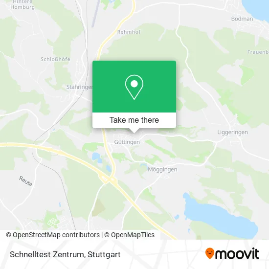 Карта Schnelltest Zentrum