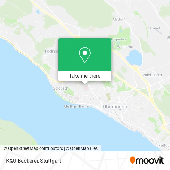 Карта K&U Bäckerei