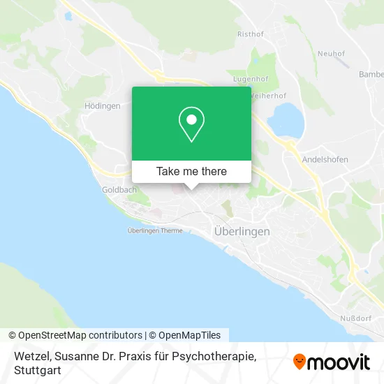 Карта Wetzel, Susanne Dr. Praxis für Psychotherapie
