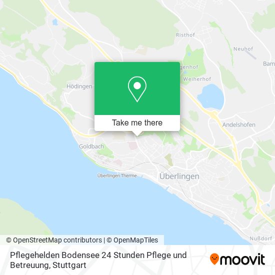 Pflegehelden Bodensee 24 Stunden Pflege und Betreuung map