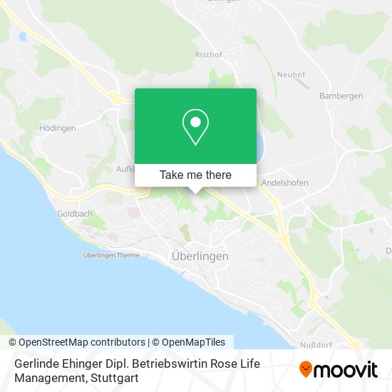 Gerlinde Ehinger Dipl. Betriebswirtin Rose Life Management map