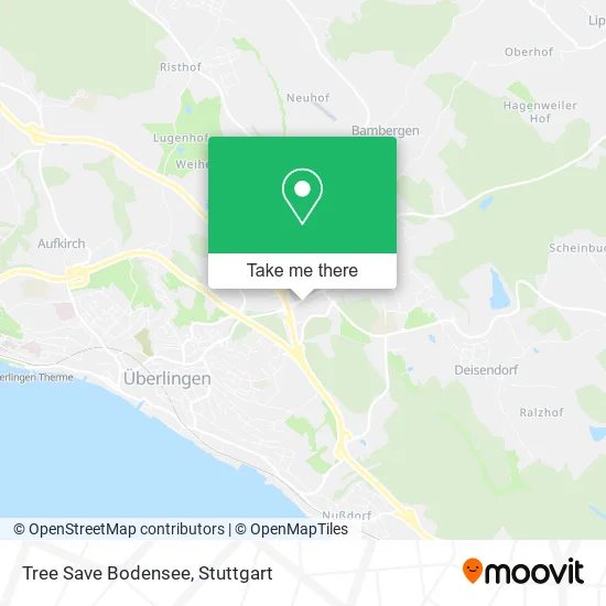 Карта Tree Save Bodensee