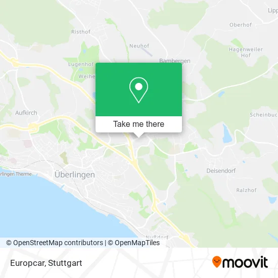 Карта Europcar
