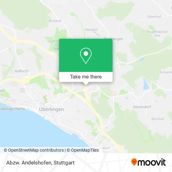 Карта Abzw. Andelshofen