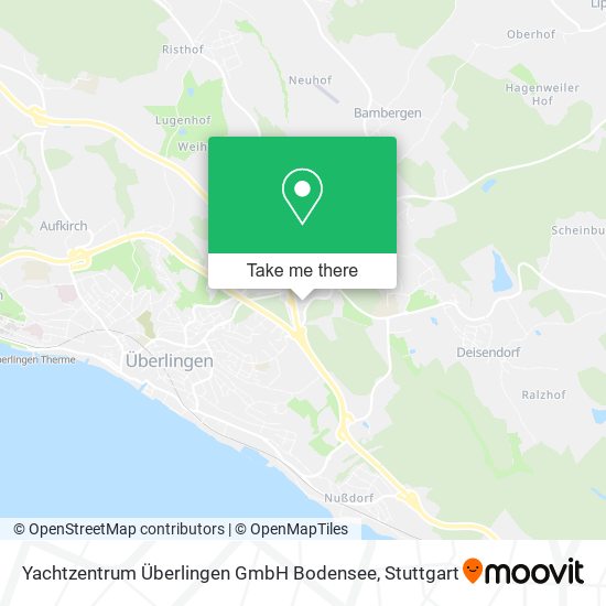 Карта Yachtzentrum Überlingen GmbH Bodensee