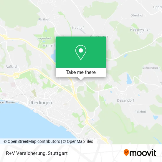 R+V Versicherung map