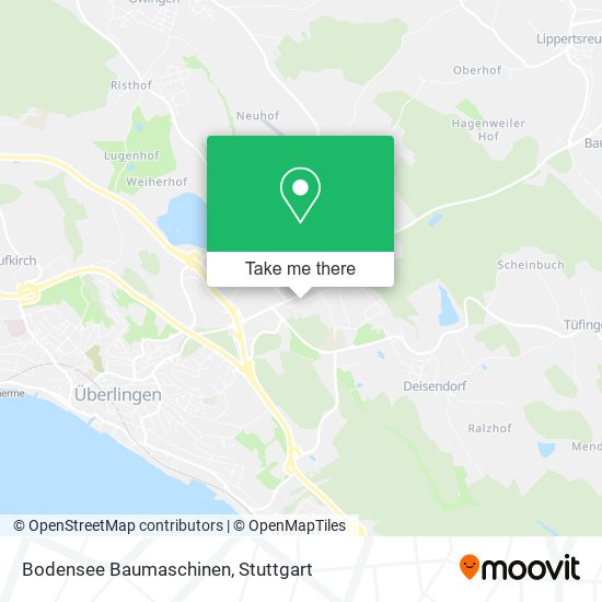 Bodensee Baumaschinen map