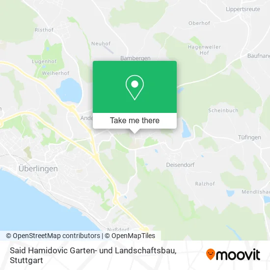 Карта Said Hamidovic Garten- und Landschaftsbau