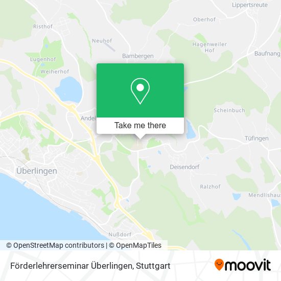Förderlehrerseminar Überlingen map