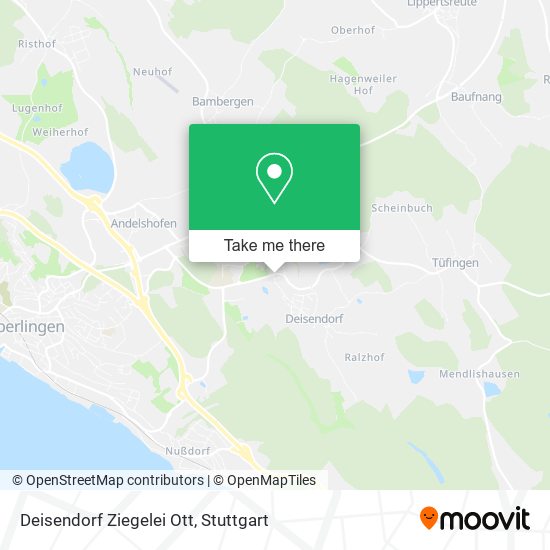 Deisendorf Ziegelei Ott map