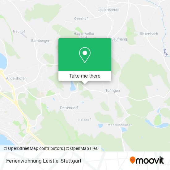 Ferienwohnung Leistle map