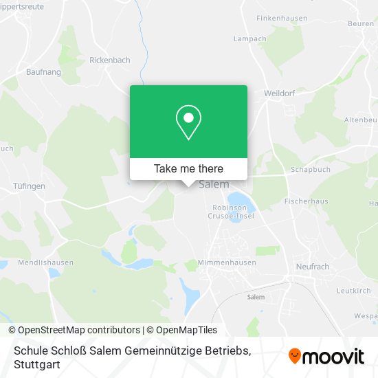 Schule Schloß Salem Gemeinnützige Betriebs map