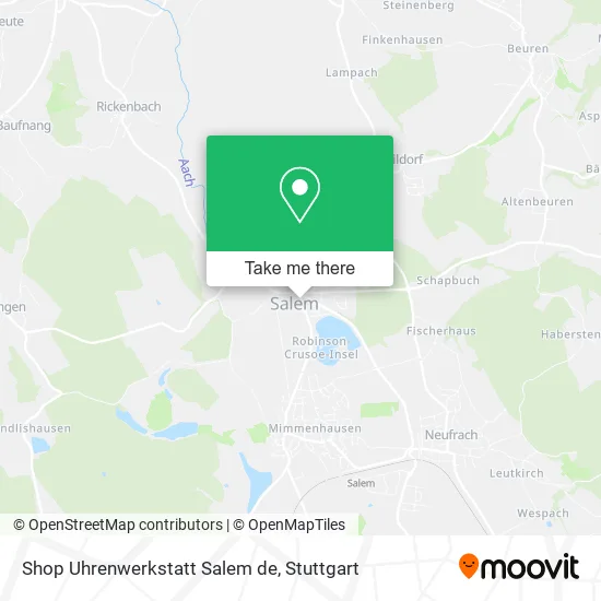 Карта Shop Uhrenwerkstatt Salem de