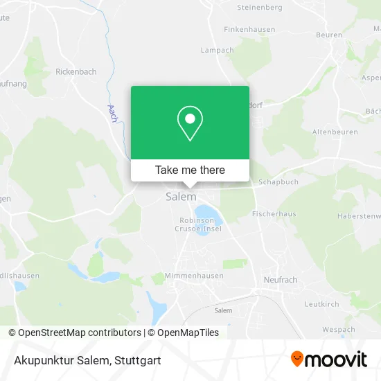 Карта Akupunktur Salem