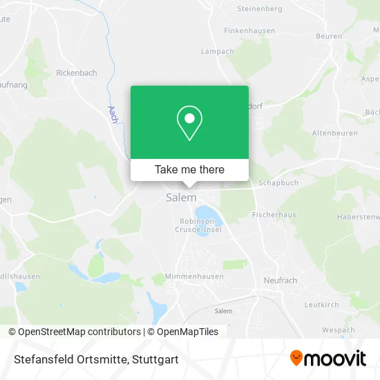 Карта Stefansfeld Ortsmitte