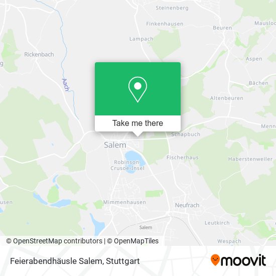 Feierabendhäusle Salem map