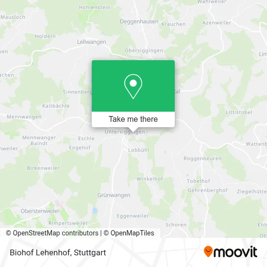 Biohof Lehenhof map
