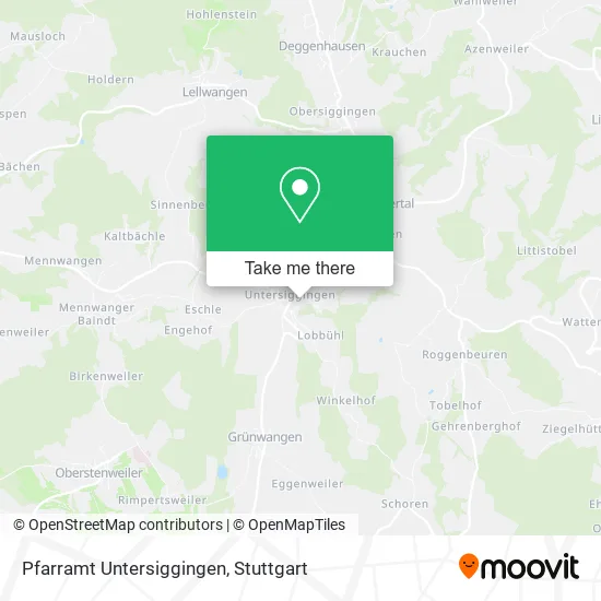 Карта Pfarramt Untersiggingen