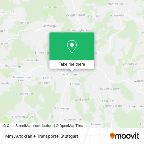 Mm Autokran + Transporte map